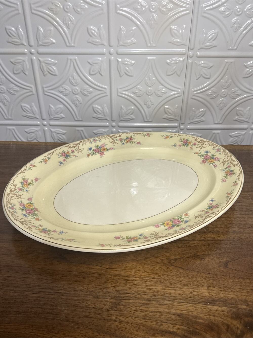 Vintage Steubenville Platter Usa Made In Ohio